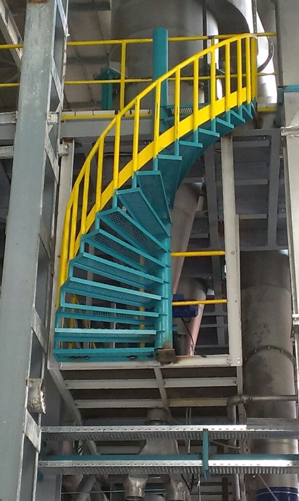 ASOS MEKATRONİK - BORAKS DEKANTER, spiral merdiven, çelik merdiven