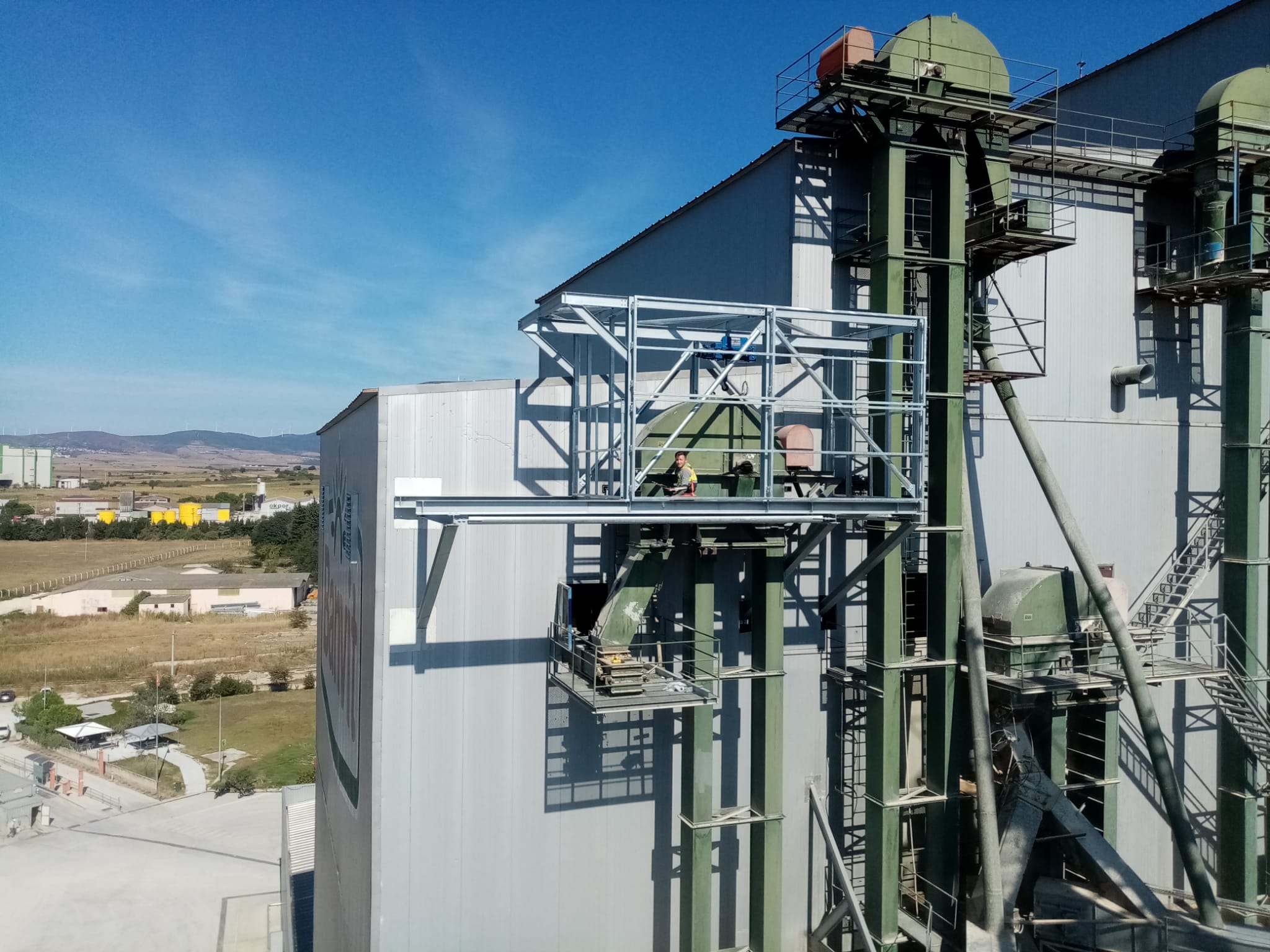 Bakım Platformu | Banvit Yem Fabrikası 7 BANVİT YEM FABRİKASI - ELEVATOR BAKIM PLATFORM