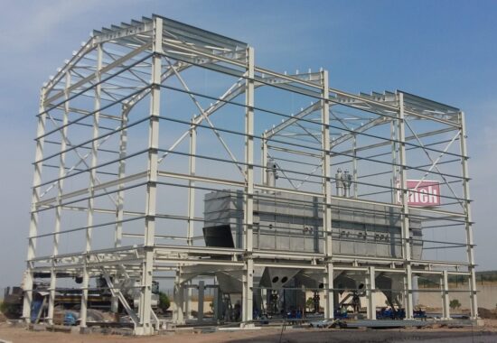 Emek Yağ - Ekstraksiyon 1 emek yağ, ektraksiyon binası, bandırna osb, çelik konstrüksiyon, çelik fabrika, çelik tesis, endüstriyel tesis