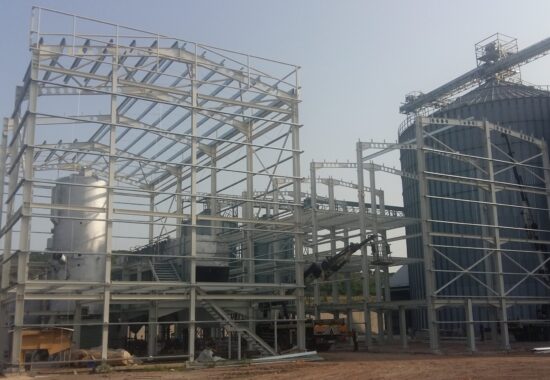 Emek Yağ - Ekstraksiyon 2 emek yağ, ektraksiyon binası, bandırna osb, çelik konstrüksiyon, çelik fabrika, çelik tesis, endüstriyel tesis