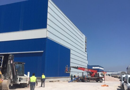 Gesbey - Fabrika 5 çelik konstrüksiyon depo, çelik çatı, gesbey, bandırma osb, cephe çelik, fabrika