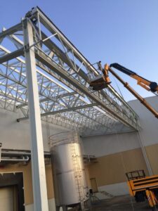 çelik sundurma, çelik makas, uzay aşık, çelik sundurma projesi yapım