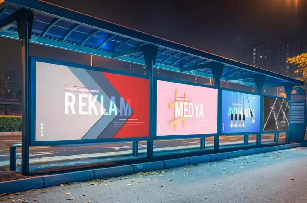 billboard, totem, pano, reklam