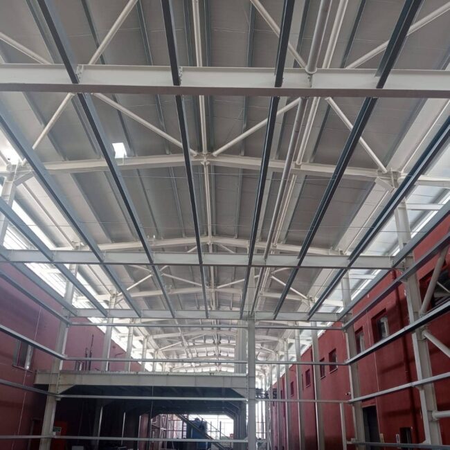 tat gıda - çelik fabrika - çatı kaplama