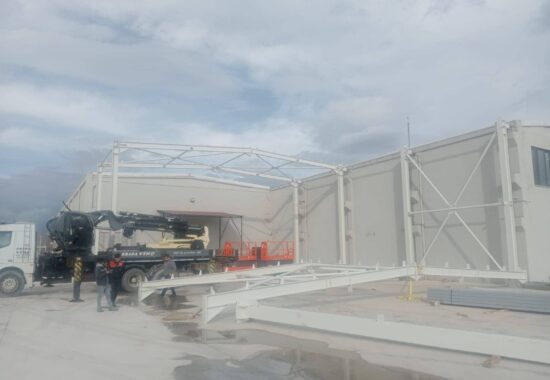 pfc gıda, potamya, ilave depo, çelik konstrüksiyon