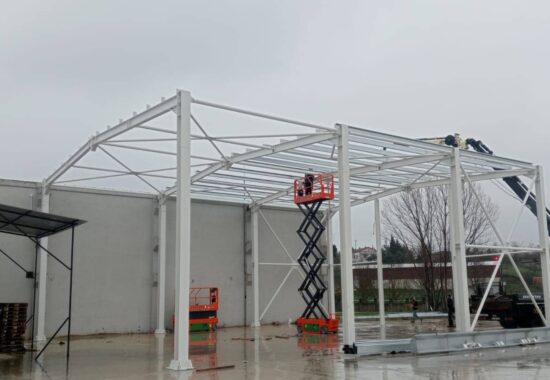 pfc gıda, potamya, ilave depo, çelik konstrüksiyon