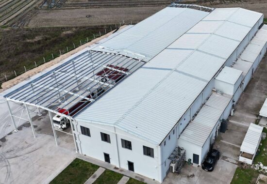 pfc gıda, potamya, ilave depo, çelik konstrüksiyon