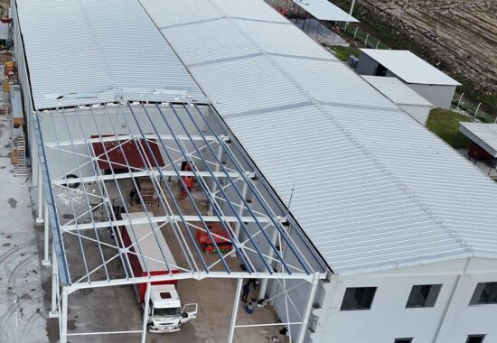 pfc gıda, potamya, ilave depo, çelik konstrüksiyon