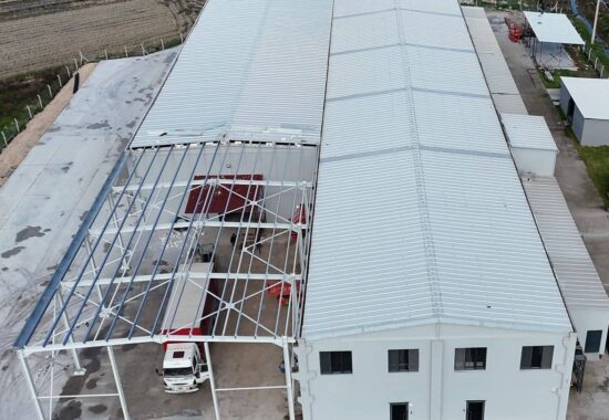 pfc gıda, potamya, ilave depo, çelik konstrüksiyon