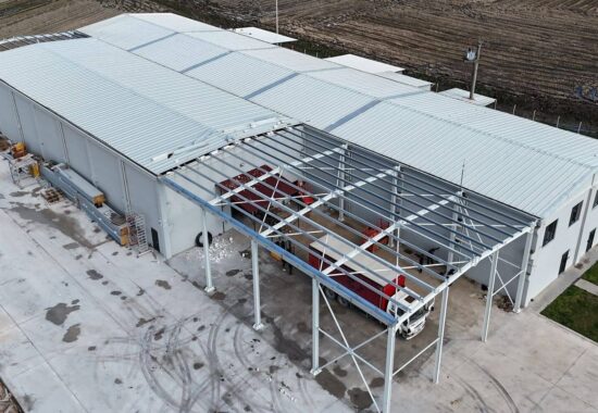 pfc gıda, potamya, ilave depo, çelik konstrüksiyon