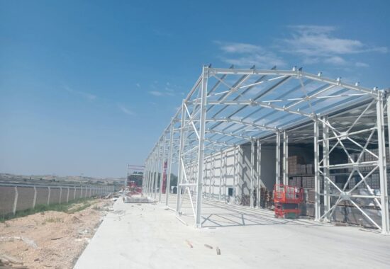 PFC Gıda soğuk hava deposu çelik konstrüksiyon taşıyıcı sistemi, Manyas