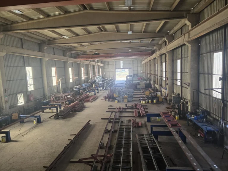 HCL çelik platform elemanlarının fabrikamızda imalatı